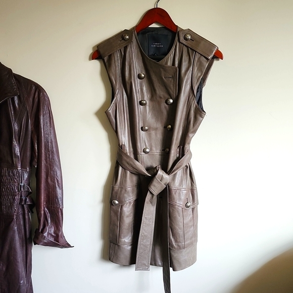 Robert Rodriguez Lamb Leather Vest - Picture 1 of 5